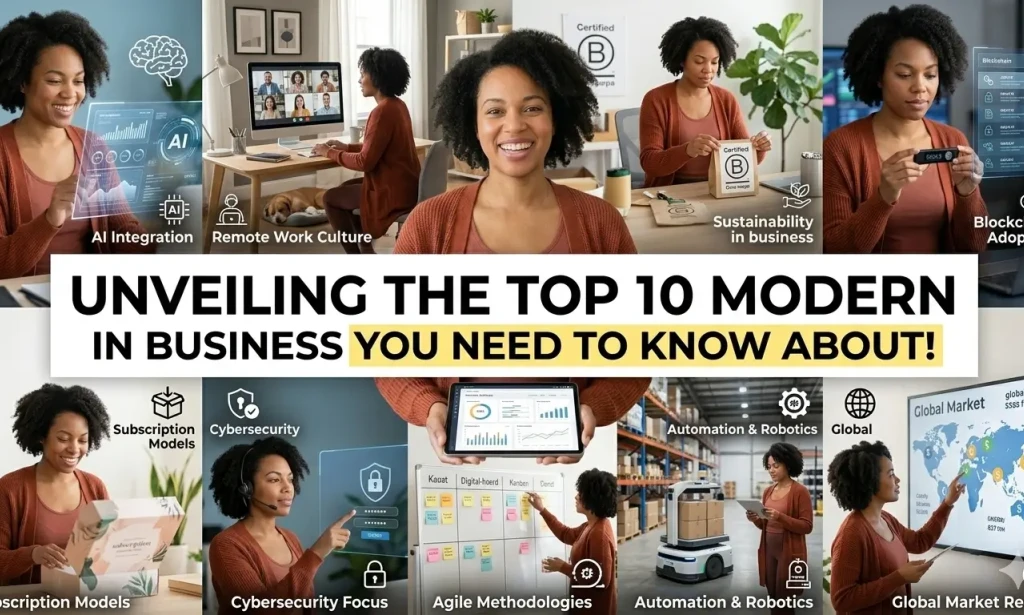 Unveiling the Top 10 Modern Trends in Business You Need to Know About!