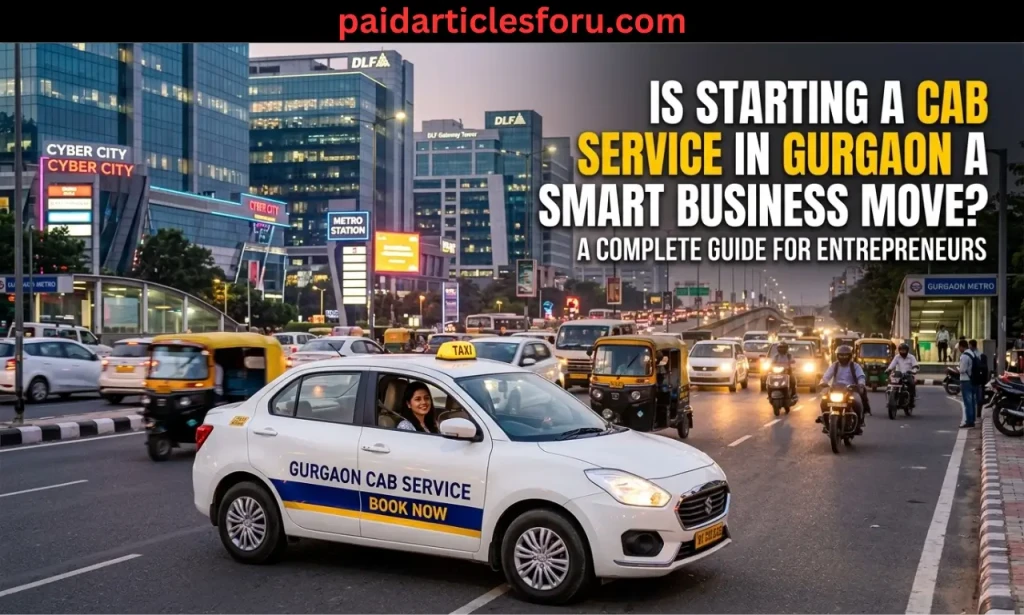 Is Starting a Cab Service in Gurgaon a Smart Business Move? A Complete Guide for Entrepreneurs