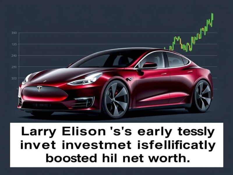 Larry Ellison’s early Tesla investment significantly boosted his net worth